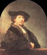 REMBRANDT Harmenszoon van Rijn Self-Portrait at the Age of Thrity-Four painting